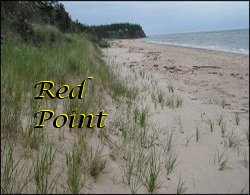White sand ocean beach, Red Point, PEI